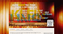 Desktop Screenshot of kleinkunsttag-thun.ch